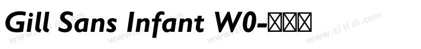 Gill Sans Infant W0字体转换